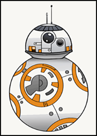 How to Draw BB-8 from Star Wars