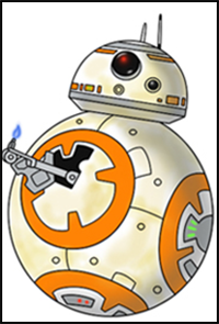 How to Draw BB-8 (Star Wars: The Force Awakens)