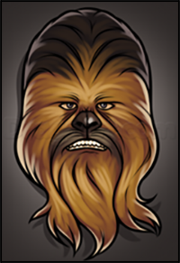 How to Draw Chewbacca Easy