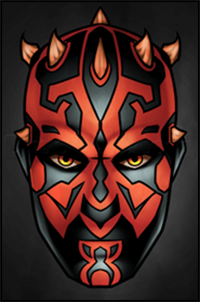How to Draw Darth Maul Easy