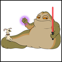 How to Draw Jabba the Hutt