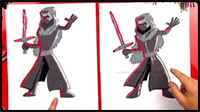 How to Draw Kylo Ren From Star Wars