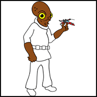 How to Draw Admiral Ackbar
