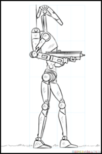 How to Draw a Battle Droid
