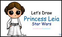How to Draw Star Wars Princess Leia