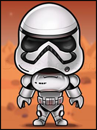 How to Draw Chibi Stormtrooper