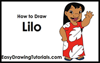 How to Draw Lilo (Lilo & Stitch)