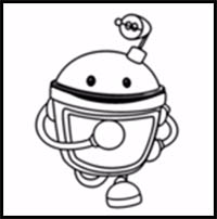 Bot - Team Umizoomi - How to Draw Bot