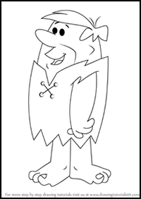 How to Draw Barney Rubble from The Flintstones