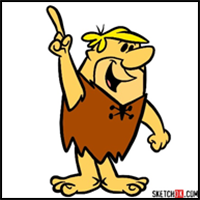 How to Draw Barney Rubble