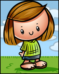 How to Draw Peppermint Patty