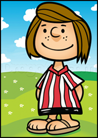 How to Draw Peppermint Patty