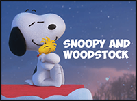 How to Draw Snoopy and Woodstock Hugging from The Peanuts Movie