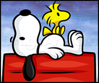How to Draw Snoopy and Woodstock