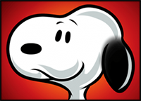 How to Draw Snoopy Easy