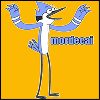 How to Draw Mordecai from Regular Show with Easy Step by Step Drawing Tutorial