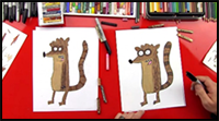How to Draw Rigby from The Regular Show