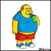 How to Draw Comic Book Guy