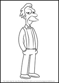 How to Draw Lenny Leonard from The Simpsons