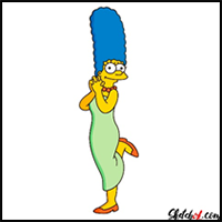 How to Draw Marge Simpson