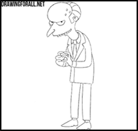 How to Draw Mr. Burns