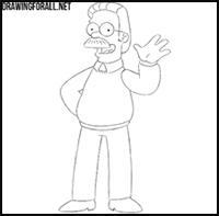 How to Draw Ned Flanders