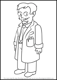 How to Draw Dr. Nick Riviera from The Simpsons