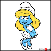 How to Draw The Smurfs Characters : Drawing Tutorials & Drawing & How ...