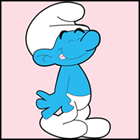 How to Draw Smurfs with Easy Step by Step Drawing Lesson