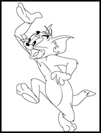 How to Draw Tom from Tom and Jerry