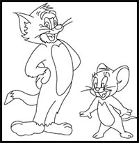 How to Draw Tom and Jerry