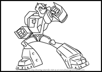How to Draw Bumblebee from Transformers