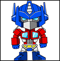 How to Draw Optimus Prime | Transformers