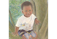Drawing Children with Graphite Pencils and Color Pencils