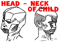 Drawing Kids' Heads, Necks, and Shoulders of Children