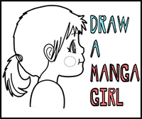 How to Draw an Anime / Manga Girl from The Side – Easy Step by Step Drawing Tutorial