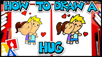 How To Draw A Hug For National Hug Day!