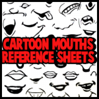 Drawing Mouths and Lips Reference Sheets