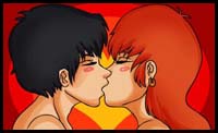 20170117_163419000_iOS  Kissing drawing, Drawings, Drawing tutorial