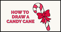 How to Draw a Candy Cane