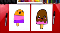 How To Draw A Cartoon Popsicle