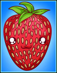 How to Draw a Chibi Strawberry