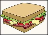 How to Draw a Sandwich