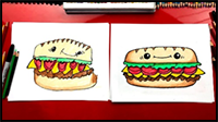 How to Draw a Funny Sandwich