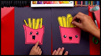 Watch How to Draw French Fries (Cutout)