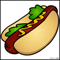 How to Draw a Hot-Dog