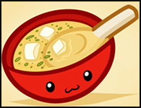 How to Draw Miso Soup