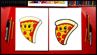 How to Draw a Funny Pizza