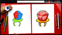 How To Draw A Ring Pop