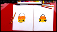 How To Draw A Candy Corn